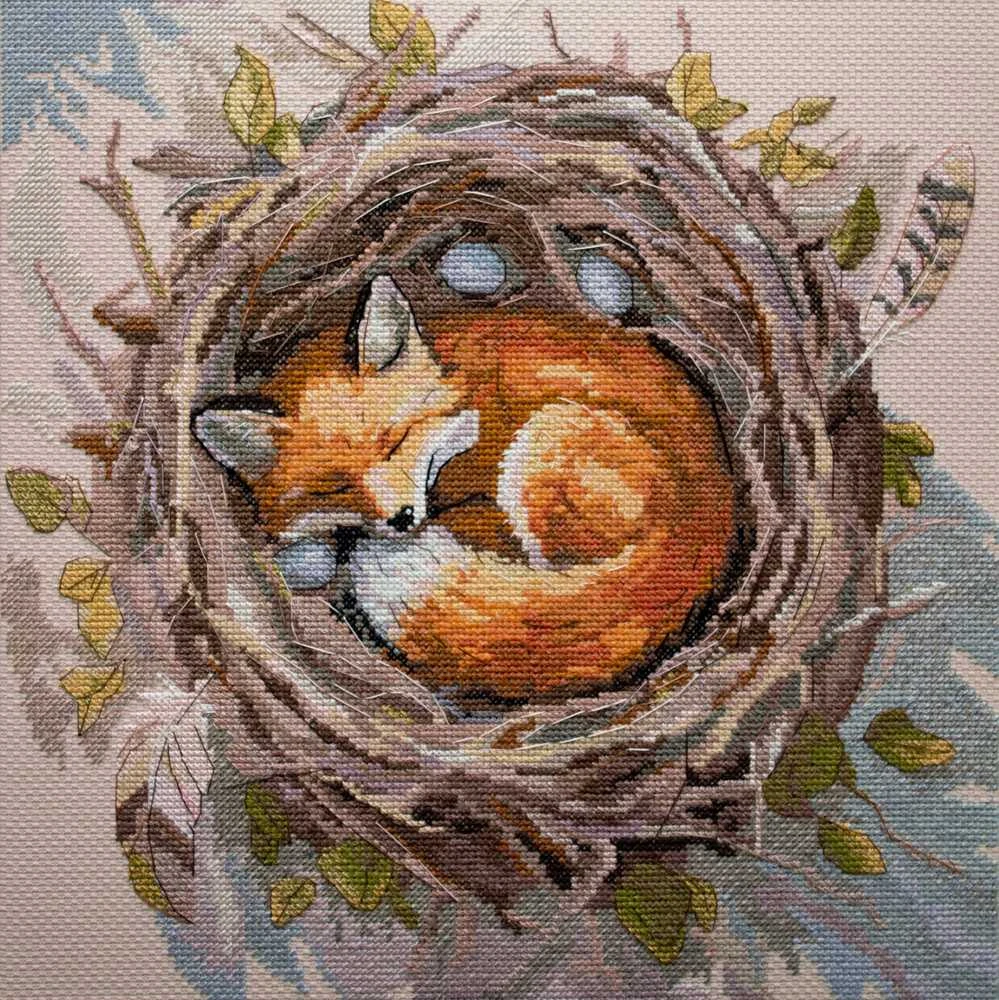 Abris Art Siuvinėjimo kryželiu rinkinys „Svetimų namų sergėtojas“ 30x30 cm