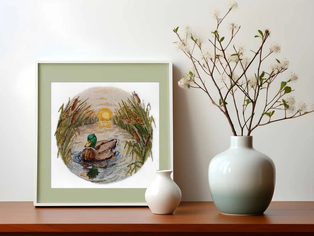 Abris Art Siuvinėjimo kryželiu rinkinys „Vakaro maudynės“ 25x23 cm AAH-259