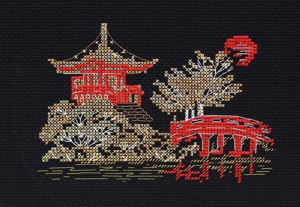Abris Art Siuvinėjimo kryželiu rinkinys „Japonija“ 15x10 cm AAH-097