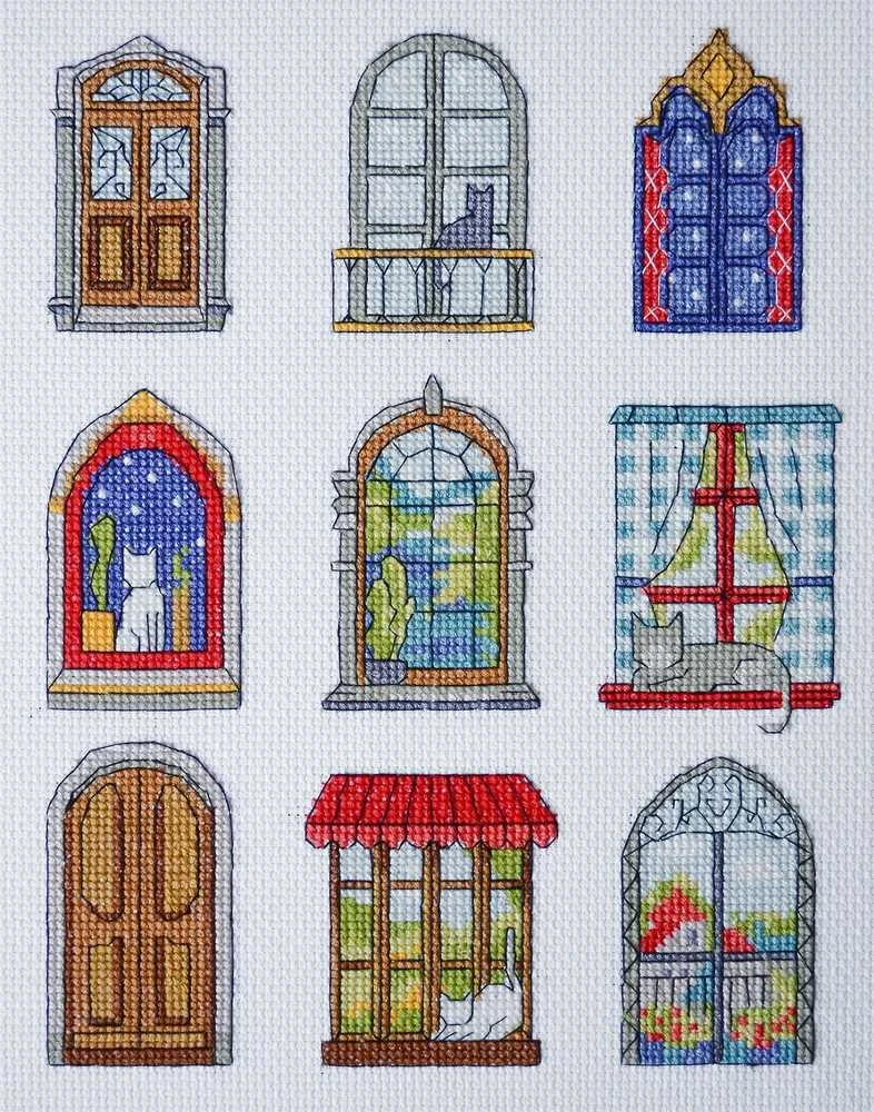 Abris Art Siuvinėjimo kryželiu rinkinys „9 mažos jaukios pasakos“ 18x24 cm