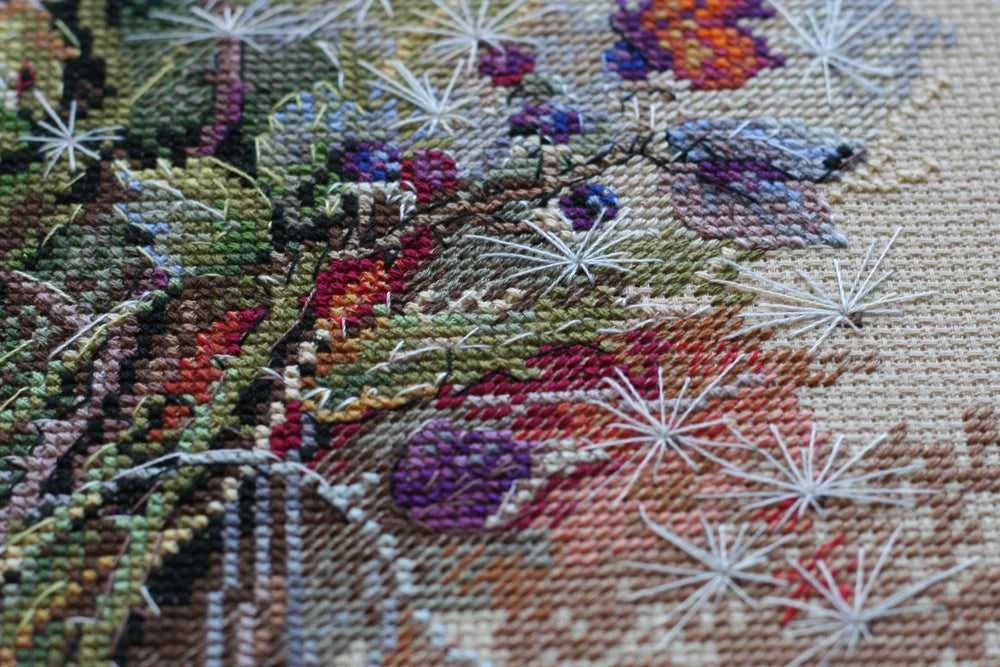 Abris Art Siuvinėjimo kryželiu rinkinys Miško kvėpavimas, 14 ct, 40 spalvų, 26×33 cm