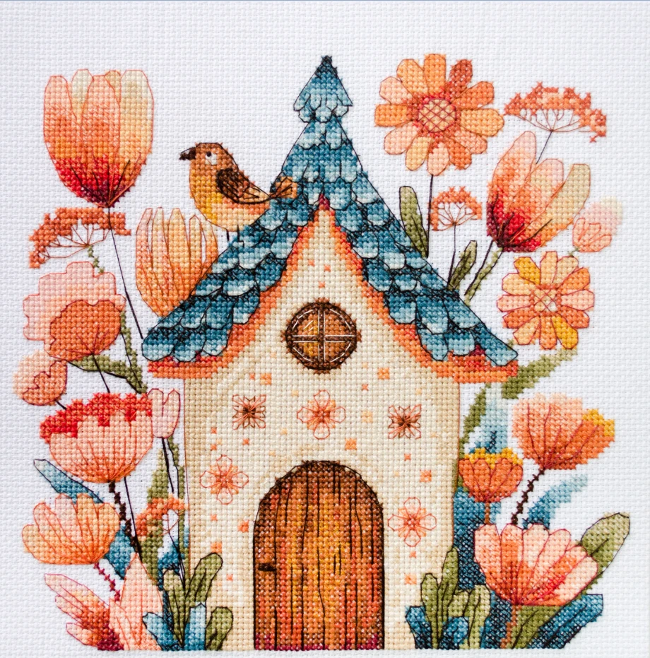 Abris Art Siuvinėjimo kryželiu rinkinys „Dainuok, paukšteli“ Deco Scenes