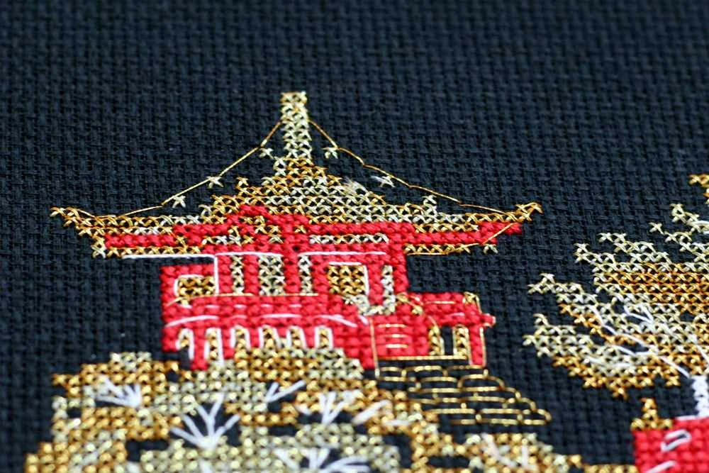 Abris Art Siuvinėjimo kryželiu rinkinys „Japonija“ 15x10 cm AAH-097