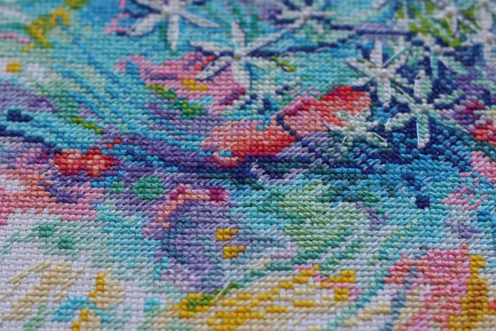 Abris Art Siuvinėjimo kryželiu rinkinys „Slapta svaja“ su karoliukais, 36×25 cm