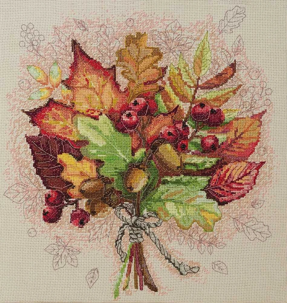Abris Art Siuvinėjimo kryželiu rinkinys „Rudens akimirka“ 31x32,5 cm AAH-185