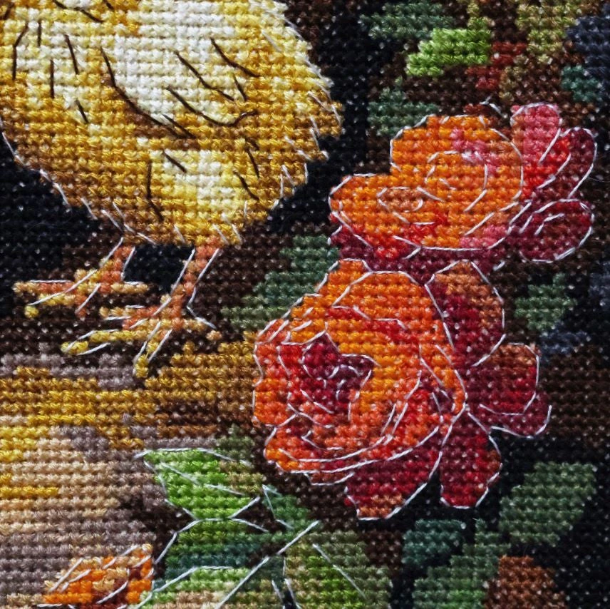 Abris Art Siuvinėjimo kryželiu rinkinys „Višta kieme“ 23x30 cm, gyvūnai