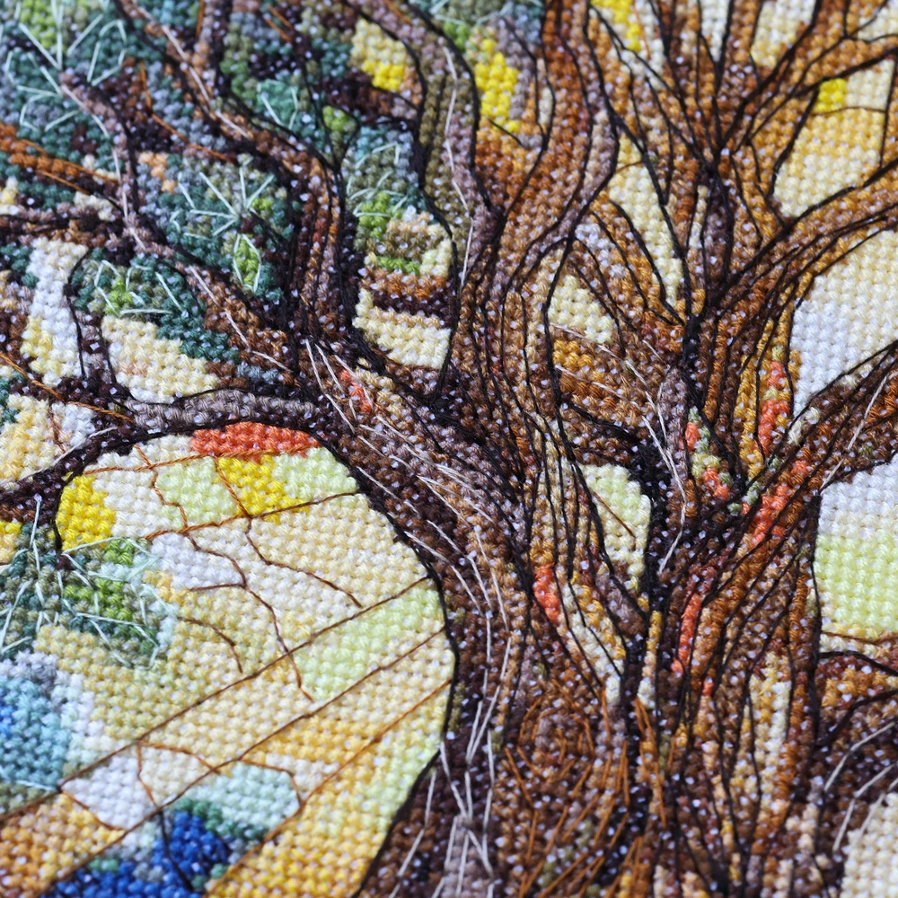 Abris Art Siuvinėjimo kryželiu rinkinys „Amžinasis medis“ 28 x 28 cm