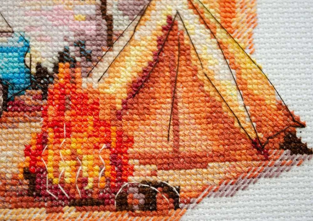 Abris Art Siuvinėjimo kryželiu rinkinys „Paplūdimio nuotykiai“ 22x20 cm AAH-241