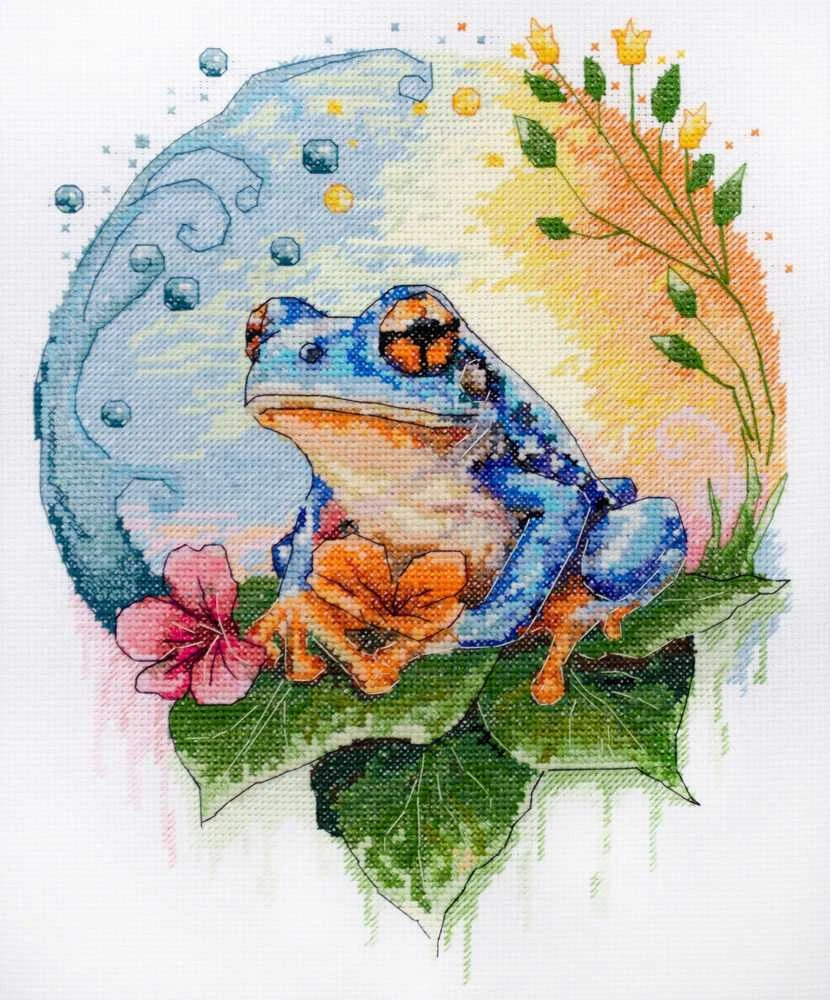 Abris Art Siuvinėjimo kryželiu rinkinys „Vandens žaismė“ 21x27 cm AAH-272