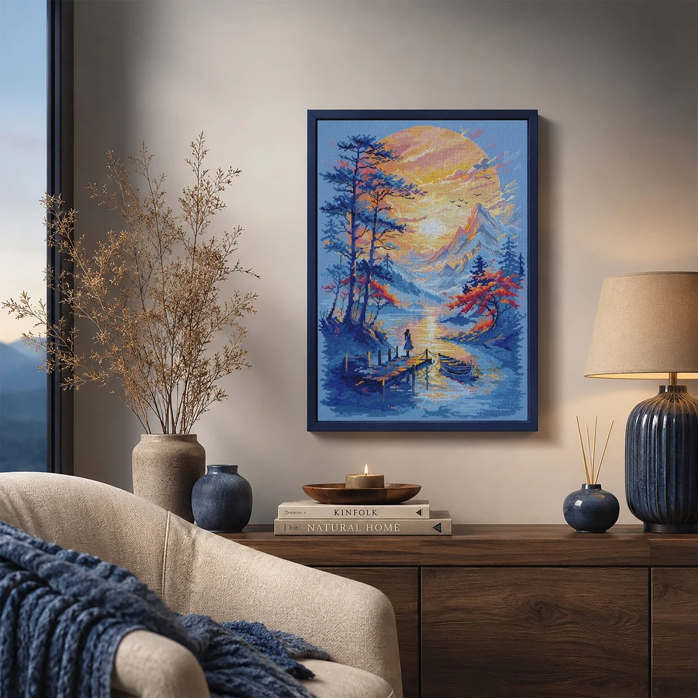 Abris Art Siuvinėjimo kryželiu rinkinys „Vidinė ramybė“ 27 x 38 cm