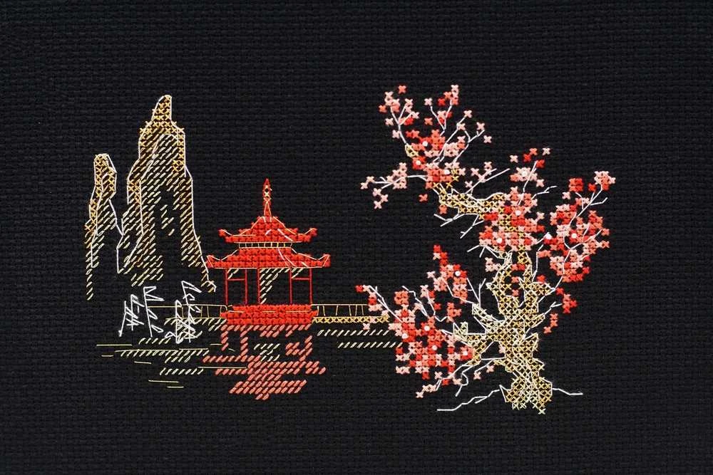 Abris Art Siuvinėjimo kryželiu rinkinys „Japonija 2“ 15x10 cm AAH-098