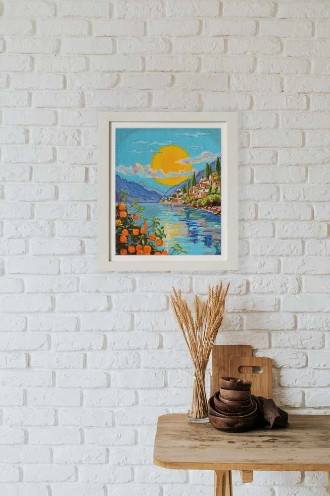 Abris Art Siuvinėjimo kryželiu rinkinys „Sicilijos saulė“, 25x30 cm AAH-215