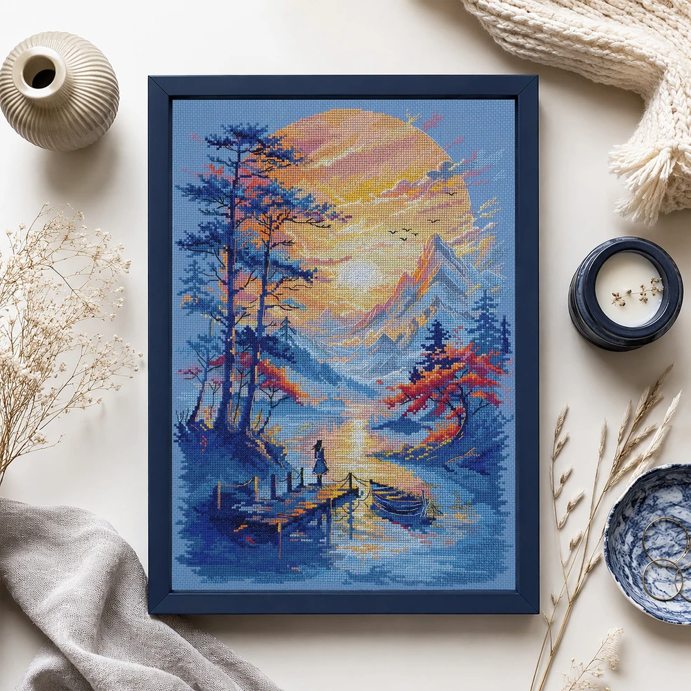 Abris Art Siuvinėjimo kryželiu rinkinys „Vidinė ramybė“ 27 x 38 cm