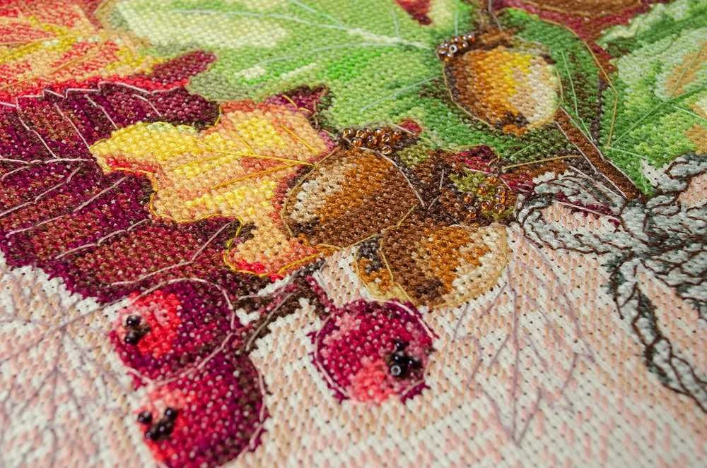 Abris Art Siuvinėjimo kryželiu rinkinys „Rudens akimirka“ 31x32,5 cm AAH-185