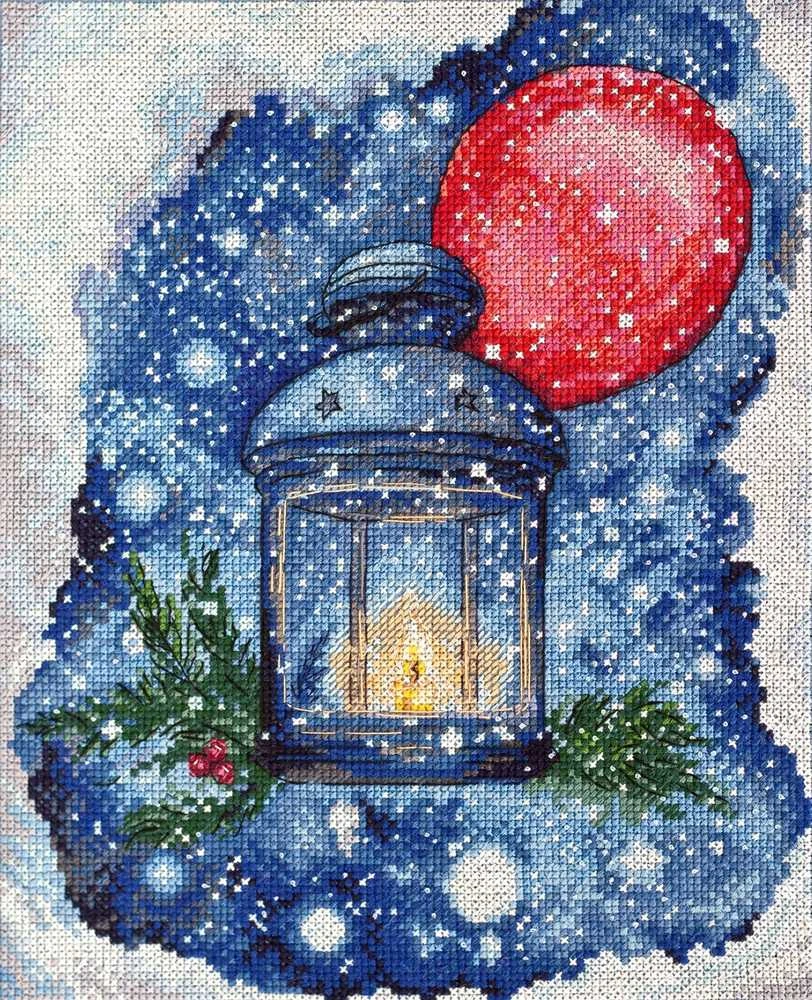 Abris Art Siuvinėjimo kryželiu rinkinys Gaudete, 20x25 cm, 14 ct, 34 spalvos