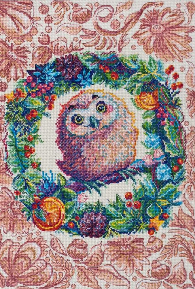 Abris Art Siuvinėjimo kryželiu rinkinys Saldžios uogos, 14 ct, 25x35 cm