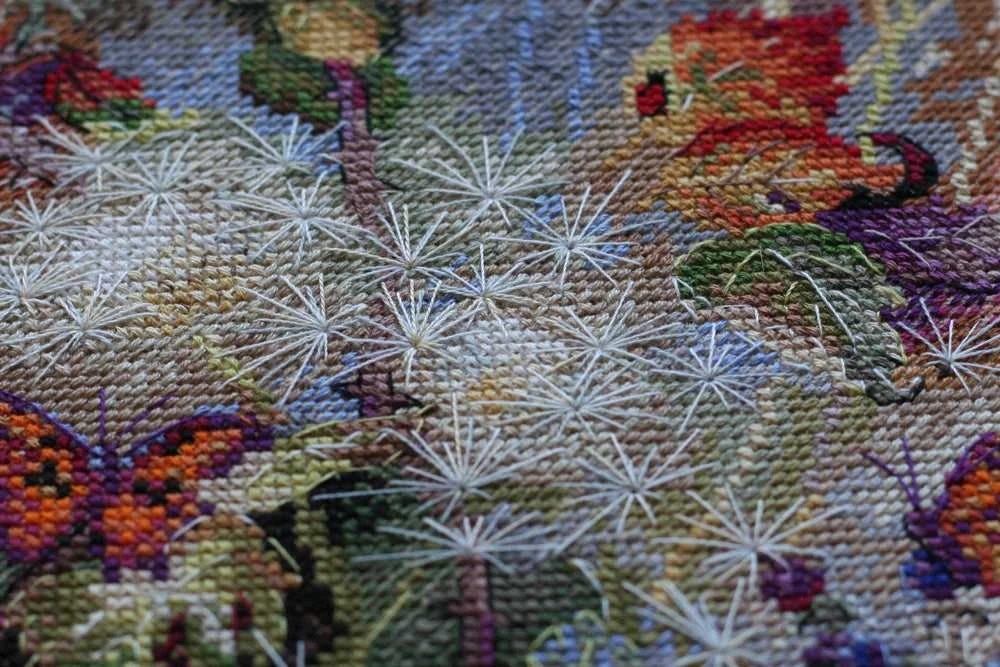 Abris Art Siuvinėjimo kryželiu rinkinys Miško kvėpavimas, 14 ct, 40 spalvų, 26×33 cm