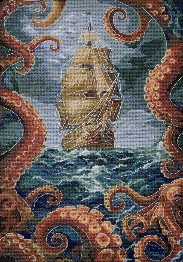Abris Art Siuvinėjimo kryželiu rinkinys „Bedugnė“ 18x27 cm AAH-292