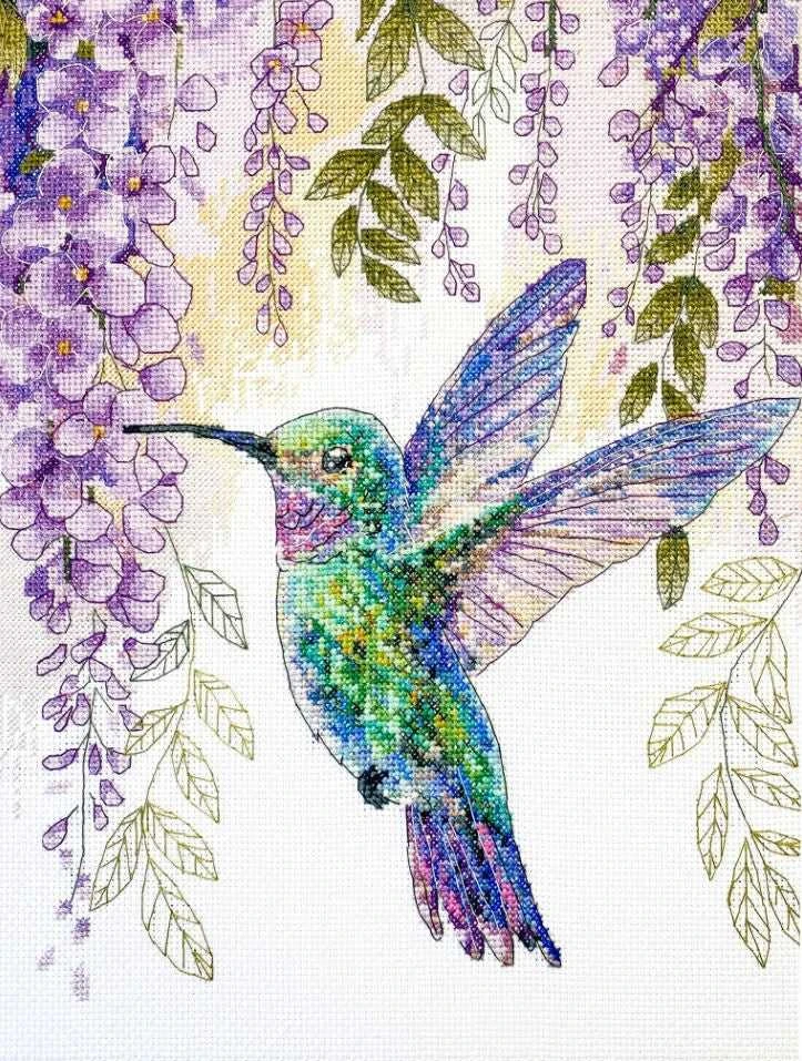 Abris Art Siuvinėjimo kryželiu rinkinys „Kolibrio skrydis“ 25x30 cm