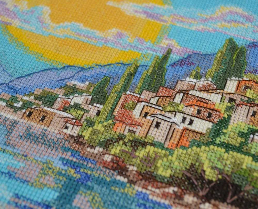 Abris Art Siuvinėjimo kryželiu rinkinys „Sicilijos saulė“, 25x30 cm AAH-215