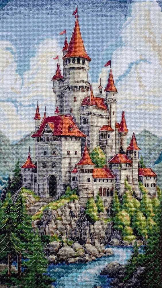 Abris Art Siuvinėjimo kryželiu rinkinys „Tarp debesų“, 23x40 cm