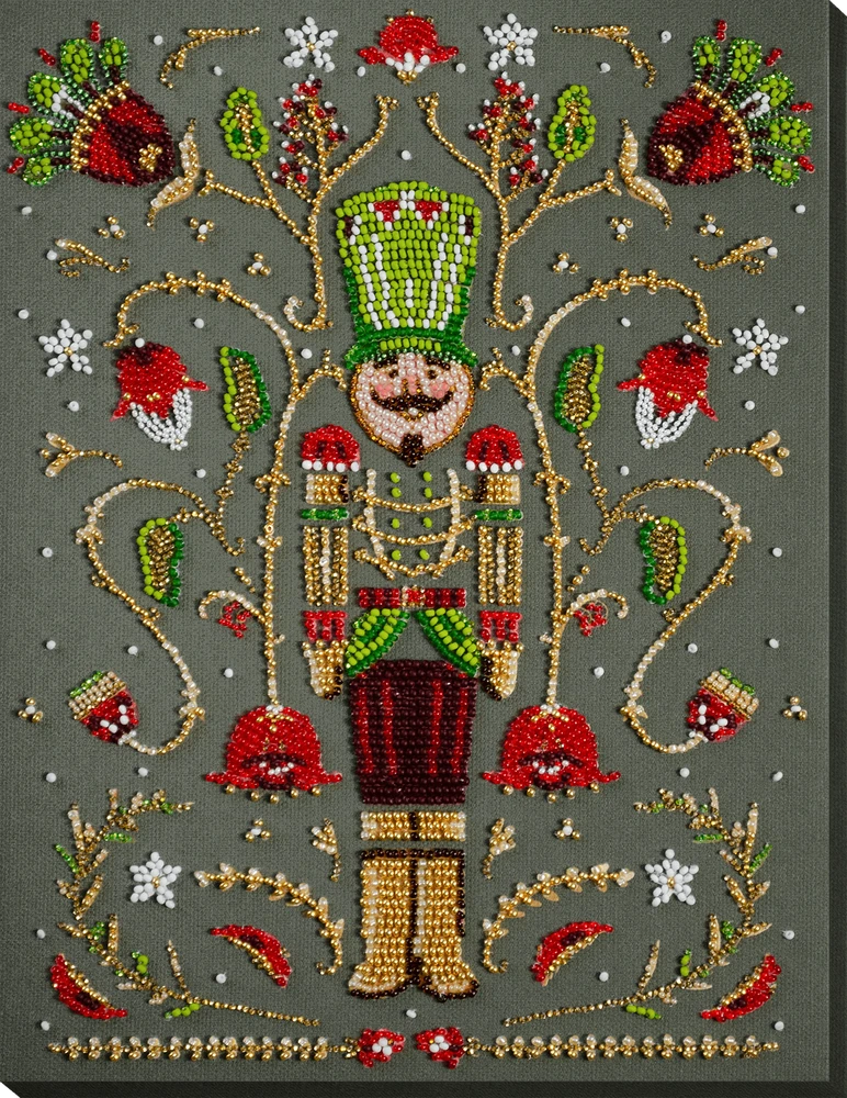 Abris Art Siuvinėjimo rinkinys karoliukais „Kalėdų nakties herojus“ 19,5x26 cm