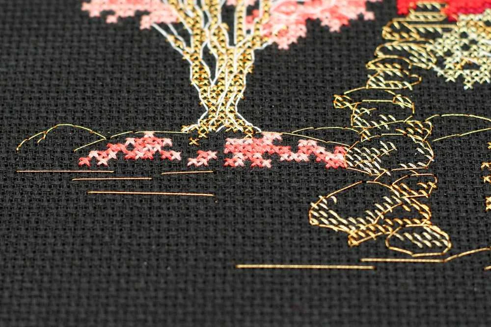 Abris Art Siuvinėjimo rinkinys kryželiu „Japonija 3“ 15x14 cm AAH-099