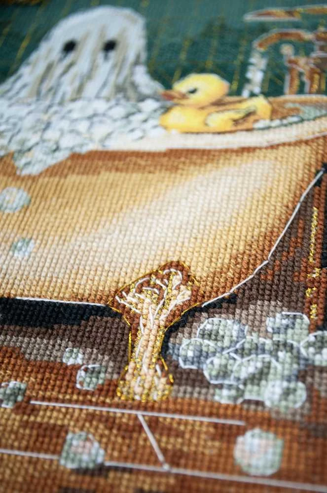 Abris Art Siuvinėjimo rinkinys kryželiu „Namų vaiduoklis“ 15x23 cm AAH-303