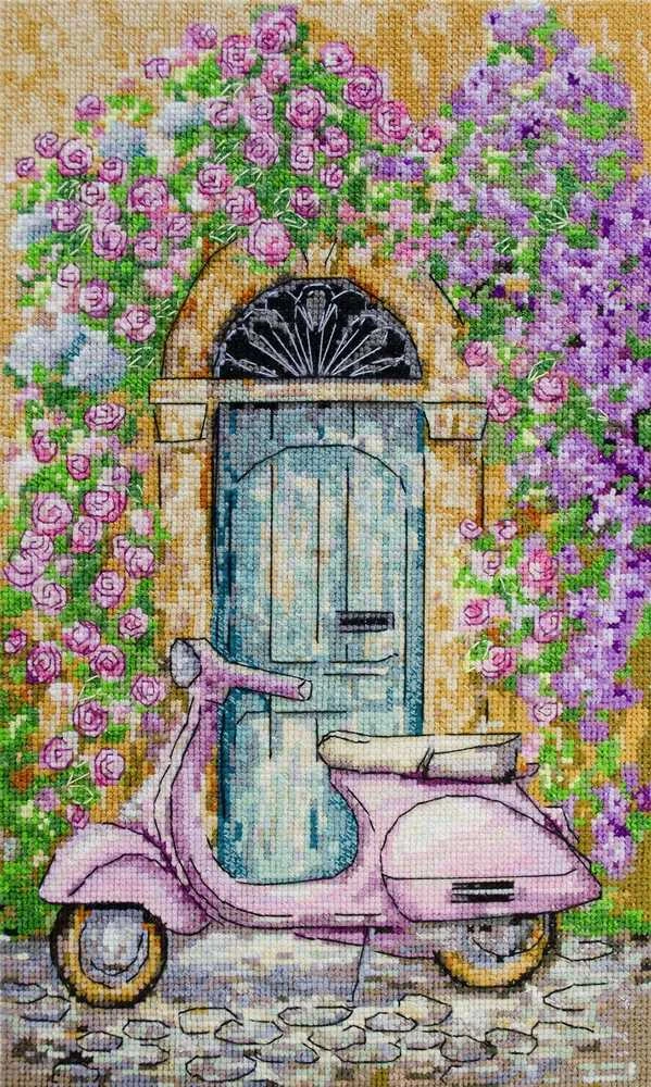 Abris Art Siuvinėjimo rinkinys kryželiu „La Dolce Vita“ 16x25 cm AAH-294