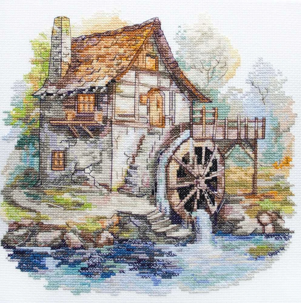 Abris Art Siuvinėjimo rinkinys kryželiu „Vandens simfonija“ 22x22 cm AAH-237