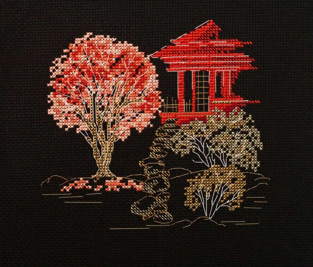 Abris Art Siuvinėjimo rinkinys kryželiu „Japonija 3“ 15x14 cm AAH-099