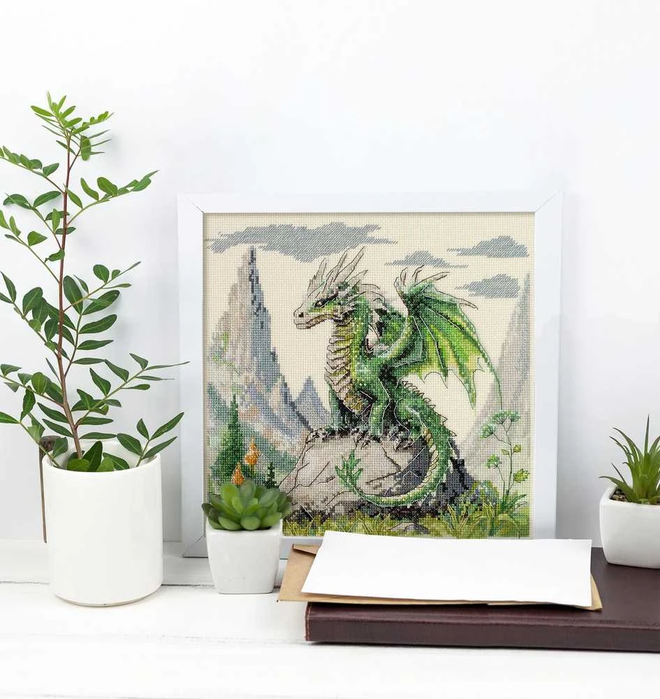 Abris Art Siuvinėjimo rinkinys kryželiu „Kalnų valdovas“ 25x24 cm AAH-279