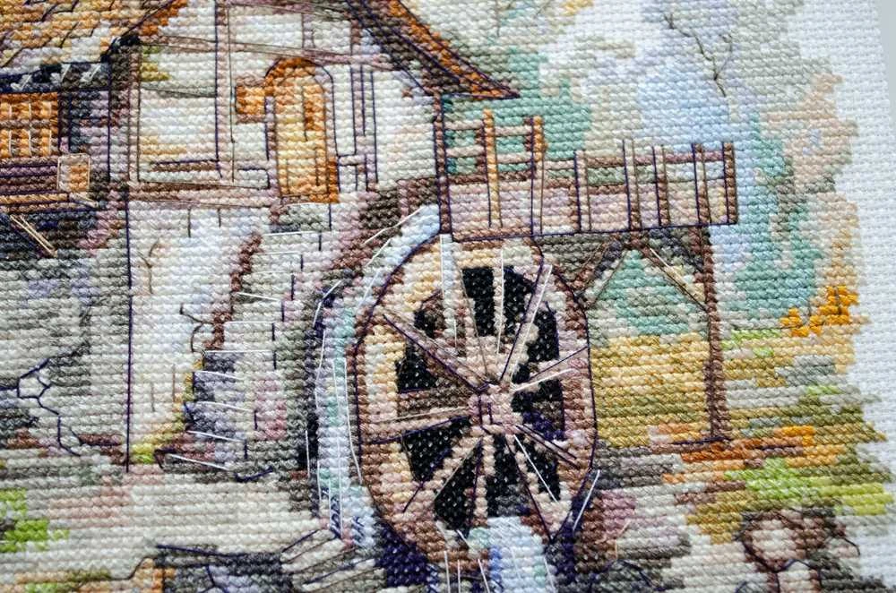 Abris Art Siuvinėjimo rinkinys kryželiu „Vandens simfonija“ 22x22 cm AAH-237