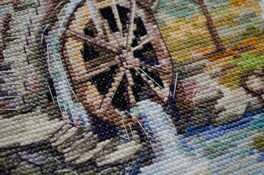 Abris Art Siuvinėjimo rinkinys kryželiu „Vandens simfonija“ 22x22 cm AAH-237
