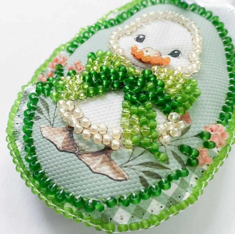 Abris Art Velykinis dekoravimo rinkinys „Velykų svečiai“ 15×5 cm