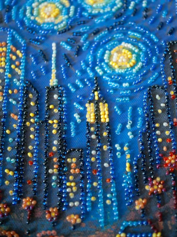 Abris Art Vidutinio dydžio karoliukų siuvinėjimo rinkinys „Gyvenimo ritmas“ 20x20