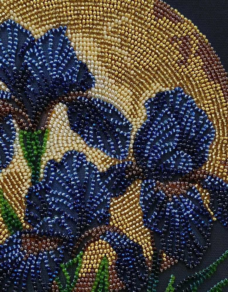 Abris Art Vidutinio dydžio karoliukų siuvinėjimo rinkinys „Šokis auksinėje šviesoje“ 20x20