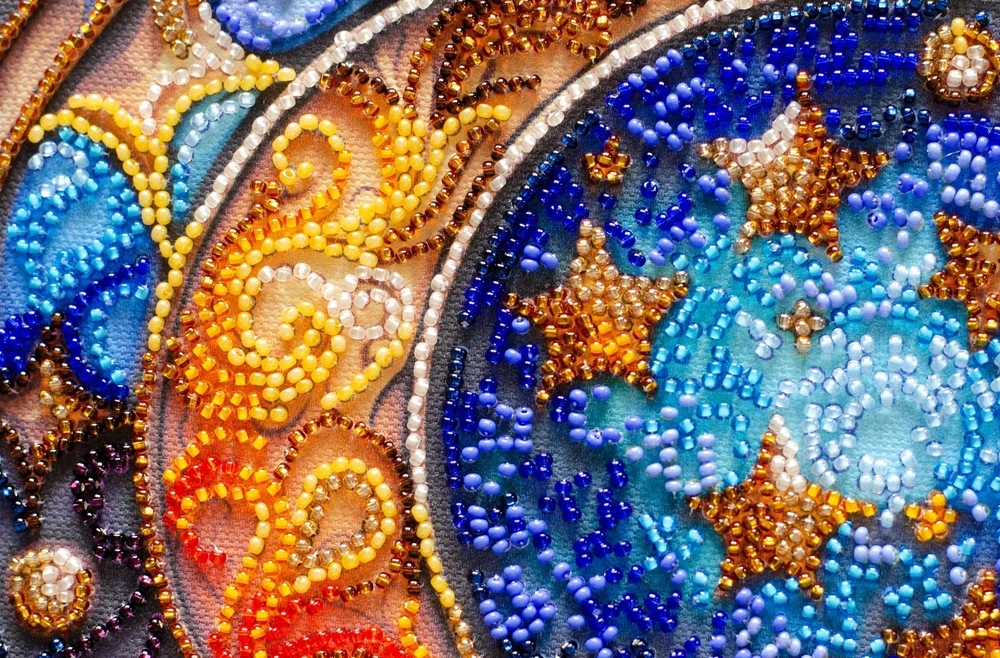Abris Art Vidutinis karoliukų siuvinėjimo rinkinys „Maginiai sapnai“ 20x20 cm