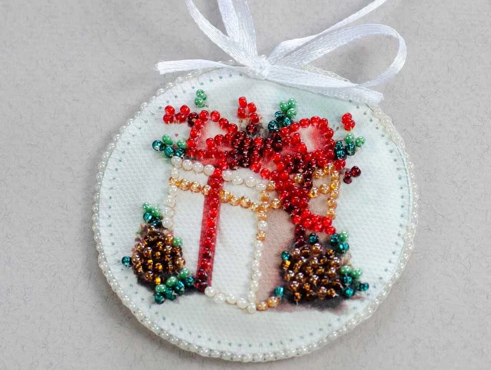 Abris Art Žiemos pasakos Naujųjų metų dekoracijų rinkinys 13,2x6,6 cm AABT-034
