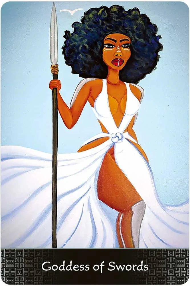 Us Games Systems Afro Goddess Tarot Arcanas Kortos
