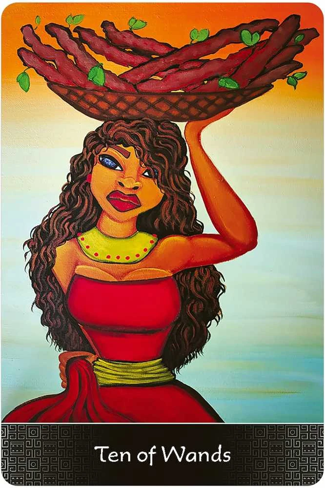 Us Games Systems Afro Goddess Tarot Arcanas Kortos