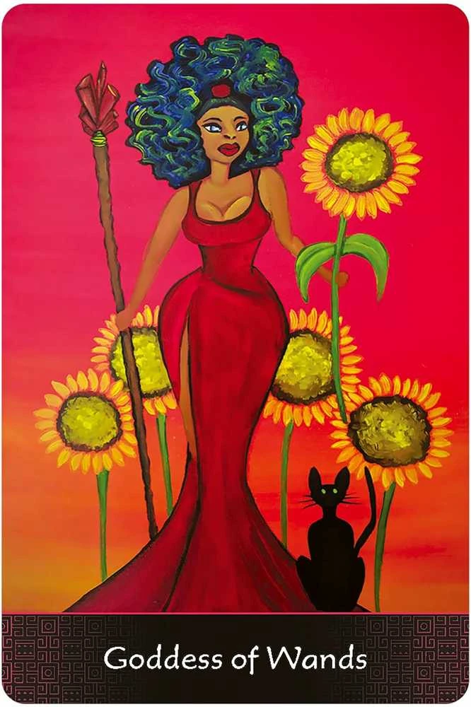 Us Games Systems Afro Goddess Tarot Arcanas Kortos
