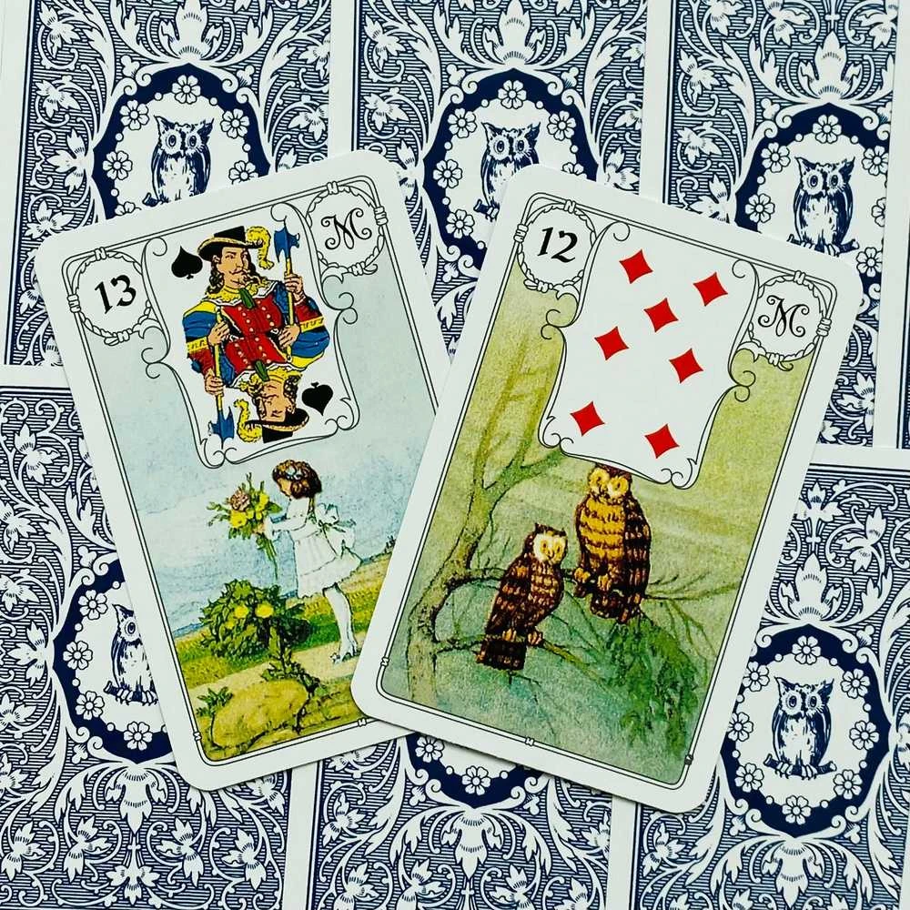 AGM Mėlyna Owl Taro Kortos