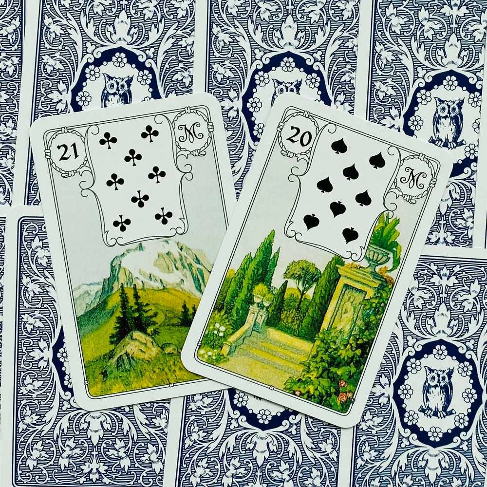 AGM Mėlyna Owl Taro Kortos