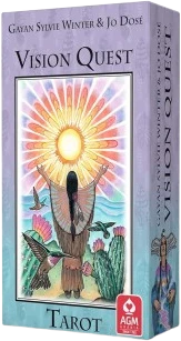 AGM Taro kortų rinkinys - Vision Quest Tarot 78 Kortos 7.5x12.5 cm 278 g