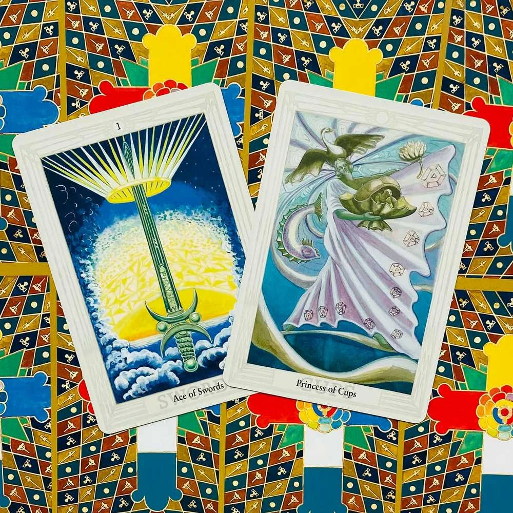 AGM Thoth Tarot Aleister Crowley iš Luxe Short