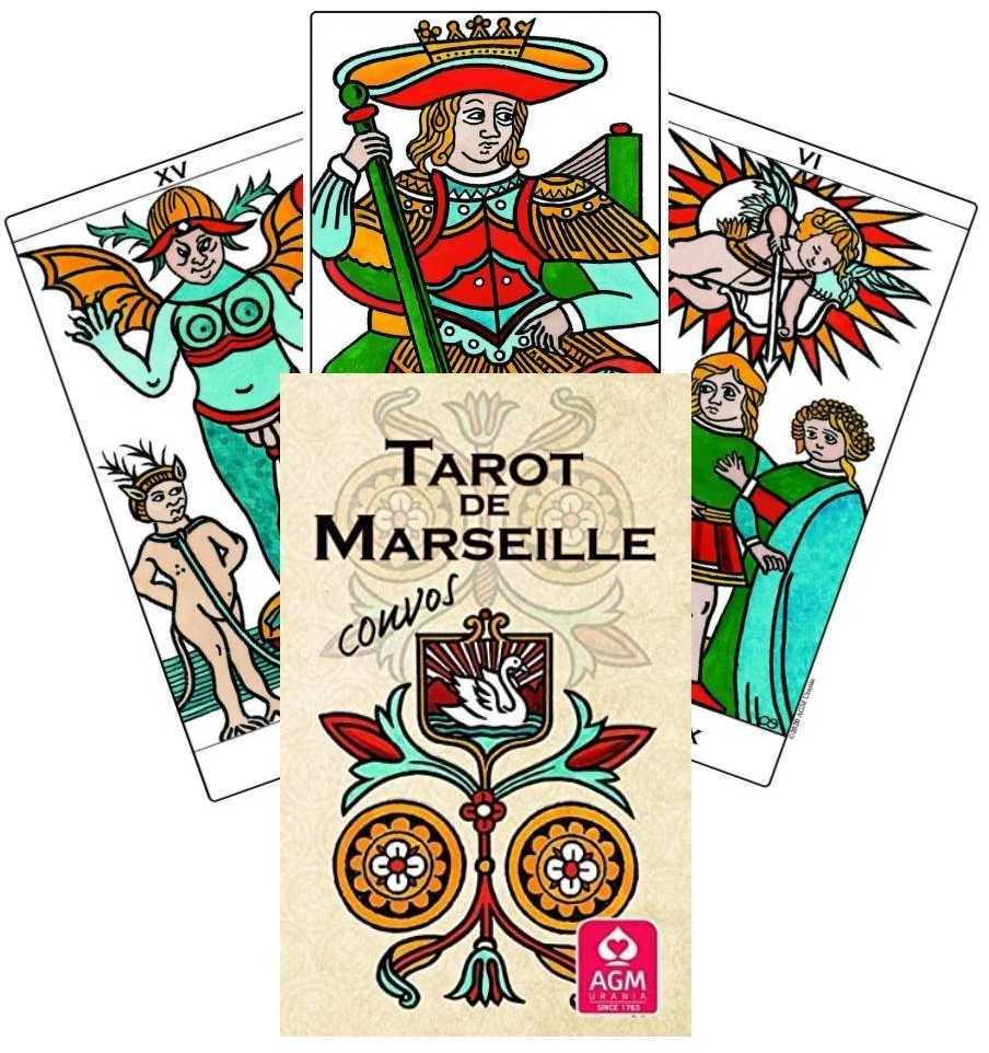 AGM Tarot De Marseille Convos English Edition Kortos