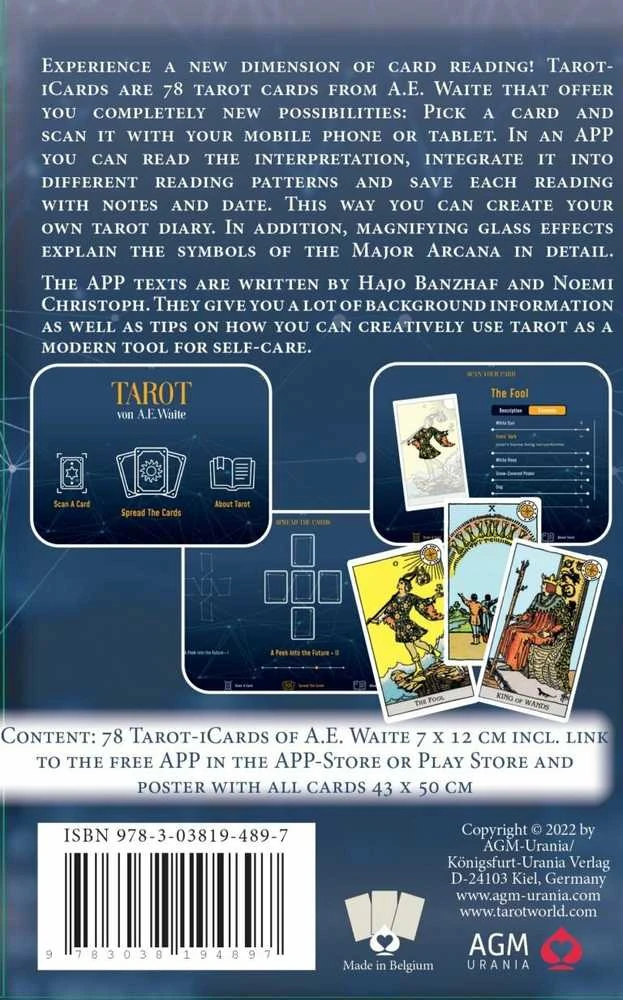AGM Tarot Von A.E. Waite - Icards GB Kortos
