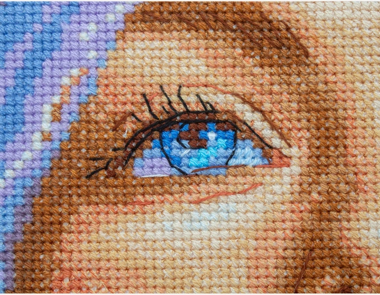 Aine Bubblegum Dreams kryželiu siuvinėjimo rinkinys su Aida 14 ct, 20×20