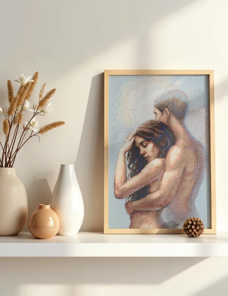 Aine Together kryželiu siuvinėjimo rinkinys, 27x40 cm, 14 ct Aida